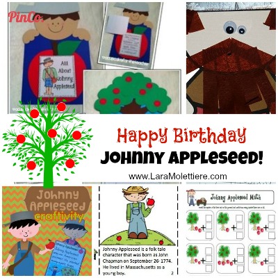 One of America's best loved folk heroes was born in September, the perfect month to start picking apples and learning about them with your kids! #homeschool #everydaygraces