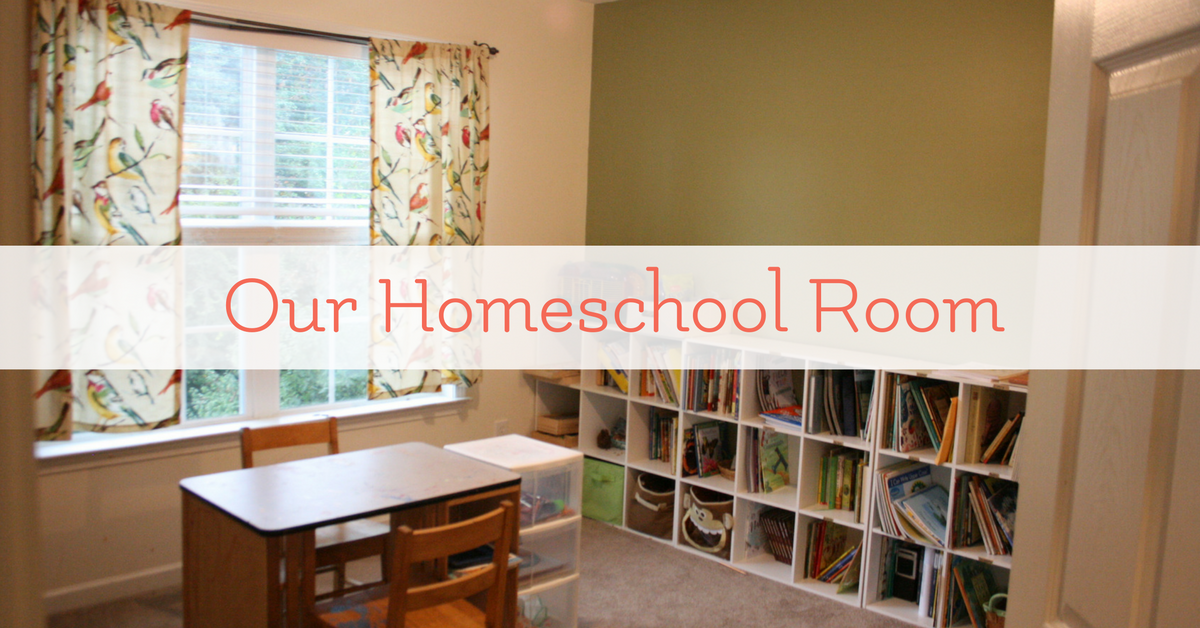 A Charlotte Mason Homeschool Room