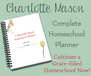 Charlotte Mason homeschool planner