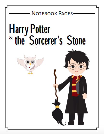 Harry Potter inspired note booking pages to use with the Harry Potter series.